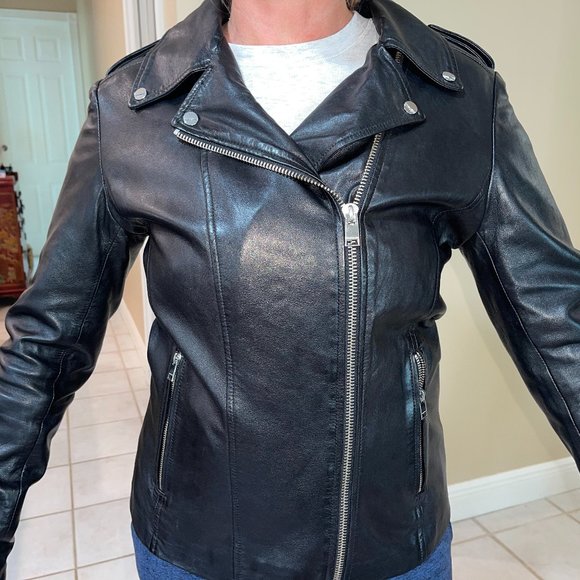 Lamarque Terri Leather Jacket - Picture 4 of 5